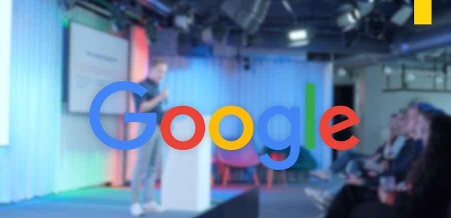 Clément de Neve sur scène chez Google × ClickTrust, Human in the loop